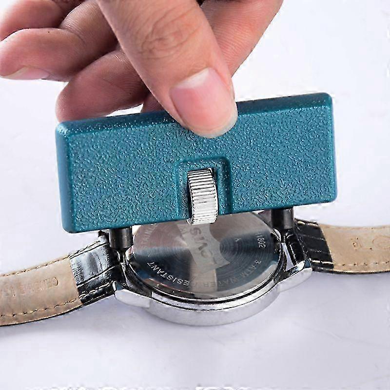 Uhrenwerkzeuge - Batteriewechsel, Batteriewechsel an der Uhr - Gehäuseöffner Blau, Happy H