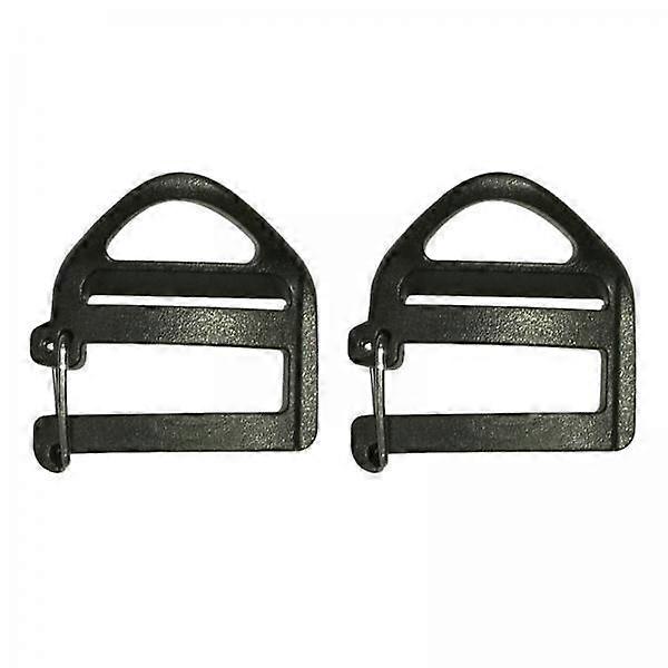 2x Slider Backpack with Fastener Webbing Buckle for Clothing Belt Outdoor