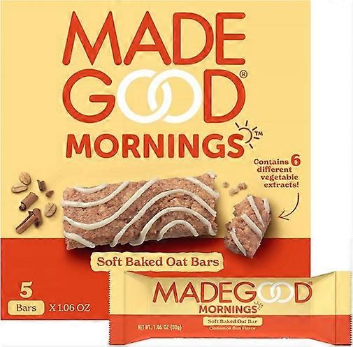 Made Good Mornings Soft Baked Oat Bars Cinnamon Bun