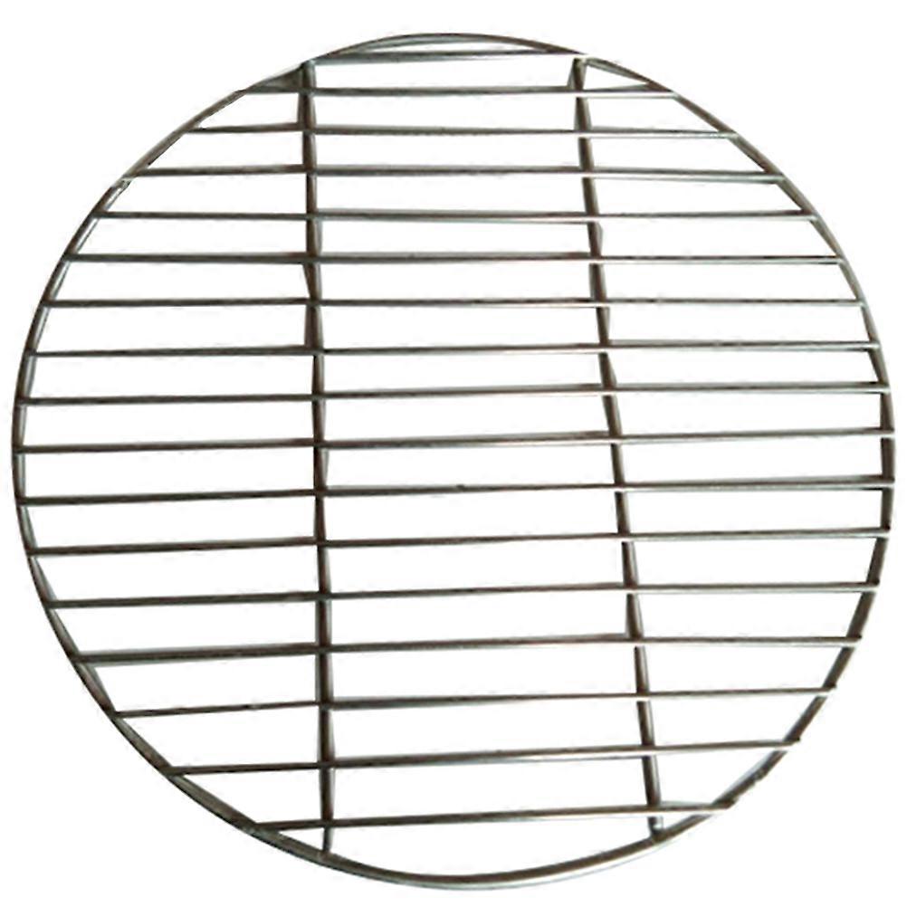 Stainless Steel Round Barbecue Grill Net Outdoor Grilling Mesh for Vegetables, Meat, Fish, and Kebabs Compatible with Gas and Electric Grills
