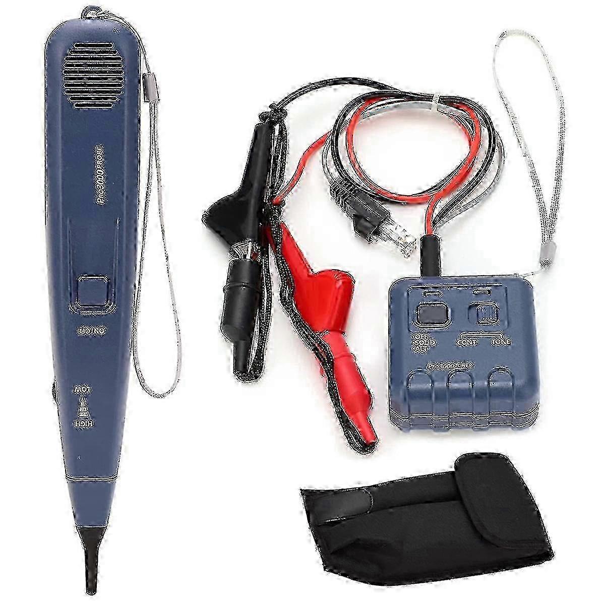 Pro3000 Tone and Probe Kit with Loudspeaker for Drywall and Wood Penetration 2025