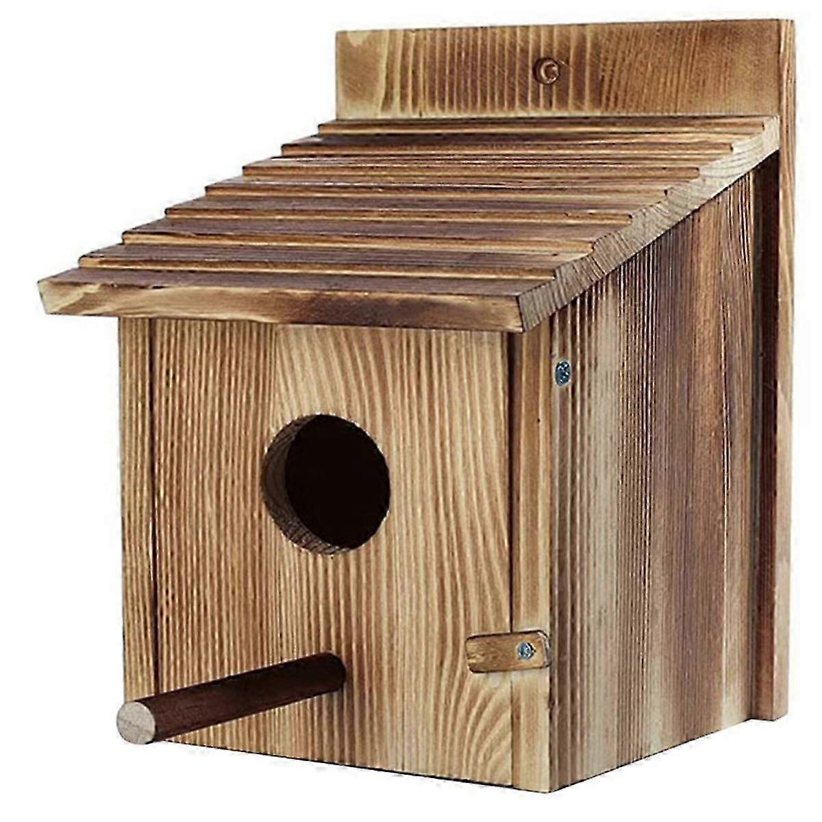 Outdoor Bird House, Outdoor Wooden Bird House, Bird Nest, Outdoor Hanging or Wall Mounted Bird Hous