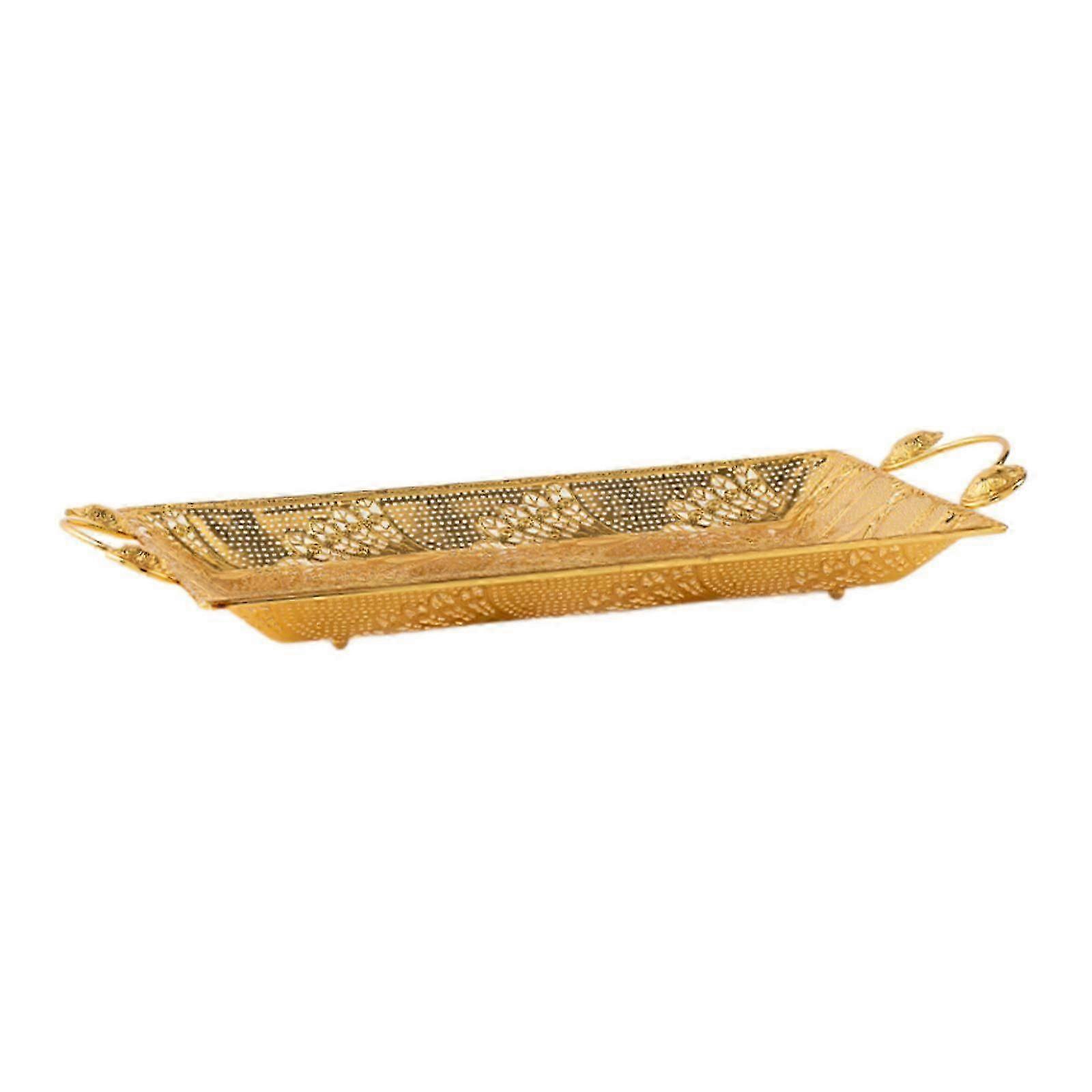 Modern Simple Serving Tray with Handles for Household, Bedroom, or Office Use, Suitable for Various Settings