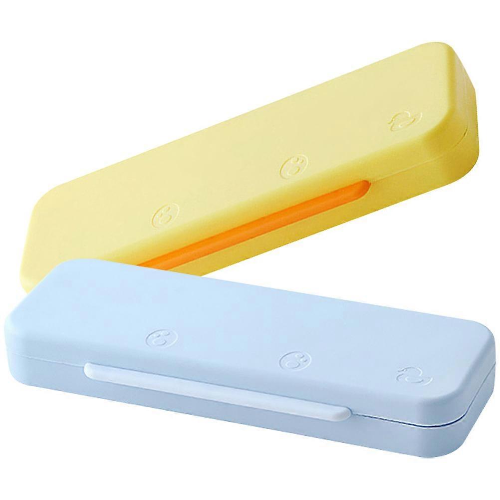 Ergonomic Desk Organizer, Sturdy Pencil Box Ideal for Kids' Study Needs