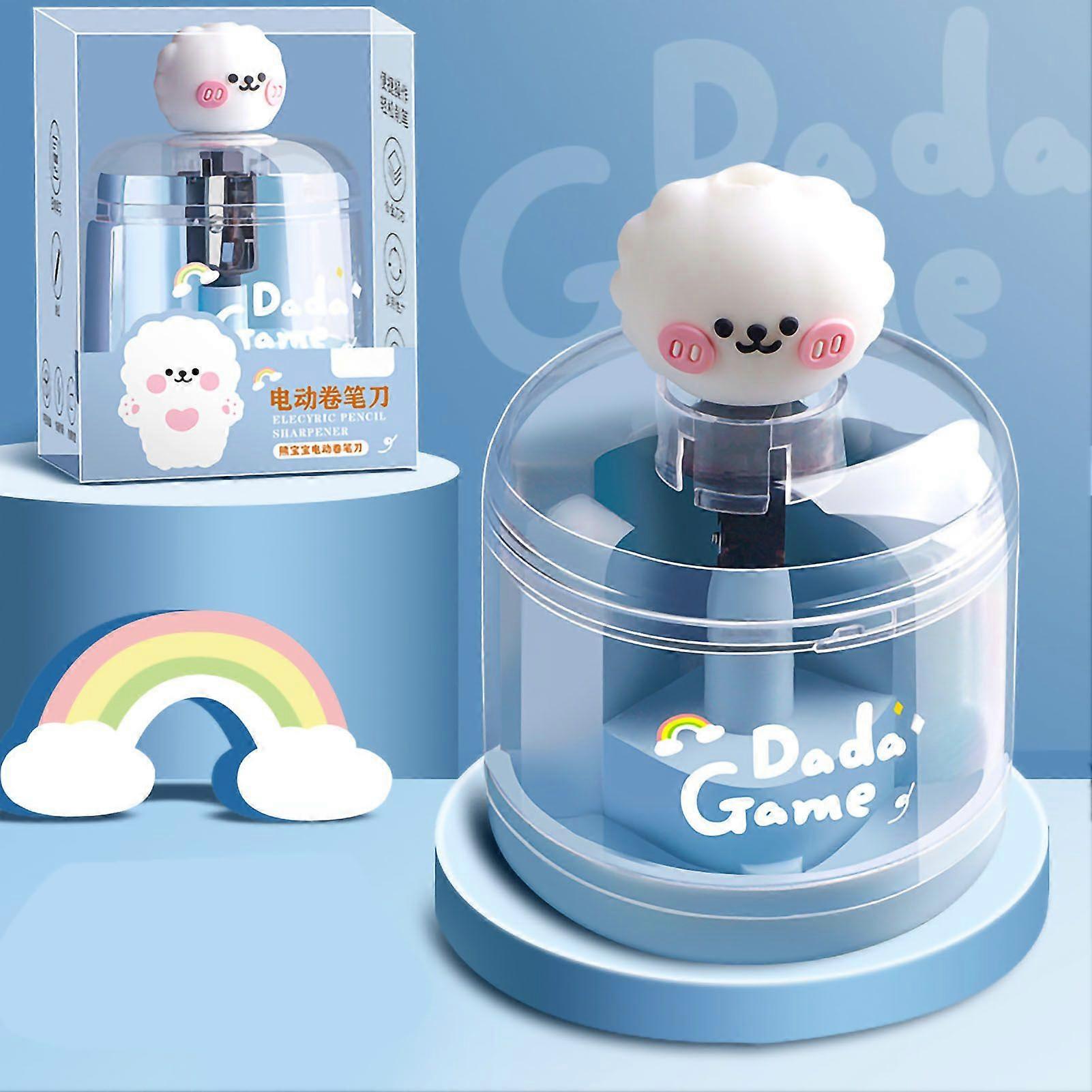 2025 Latest Model  Electric Pencil Sharpener Full Automatic Cute Animal Style