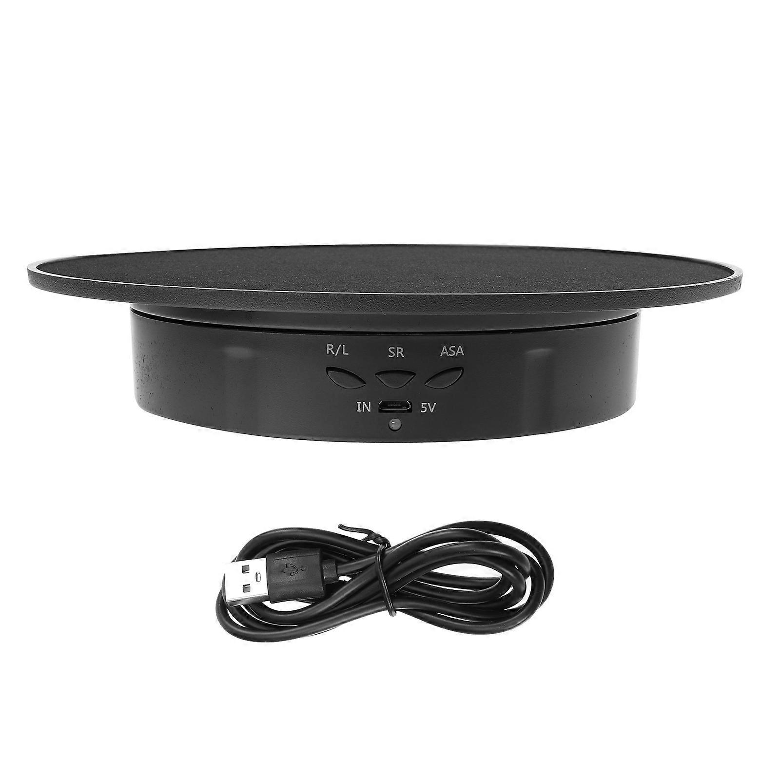 Versatile Motorized Turntable for Jewelry Displaying with Practical Storage