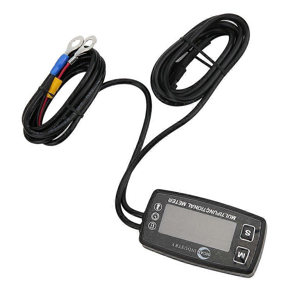 Multifunction Car Instrument Tachometer Temperature Hour Meter Auto Accessory