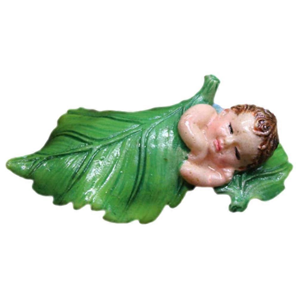 Miniature Fairy Garden Resin Figurine Small Statue for Flowerpot Decor Cute Micro Landscape Ornament for Succulent Planters and DIY Desktop Craft