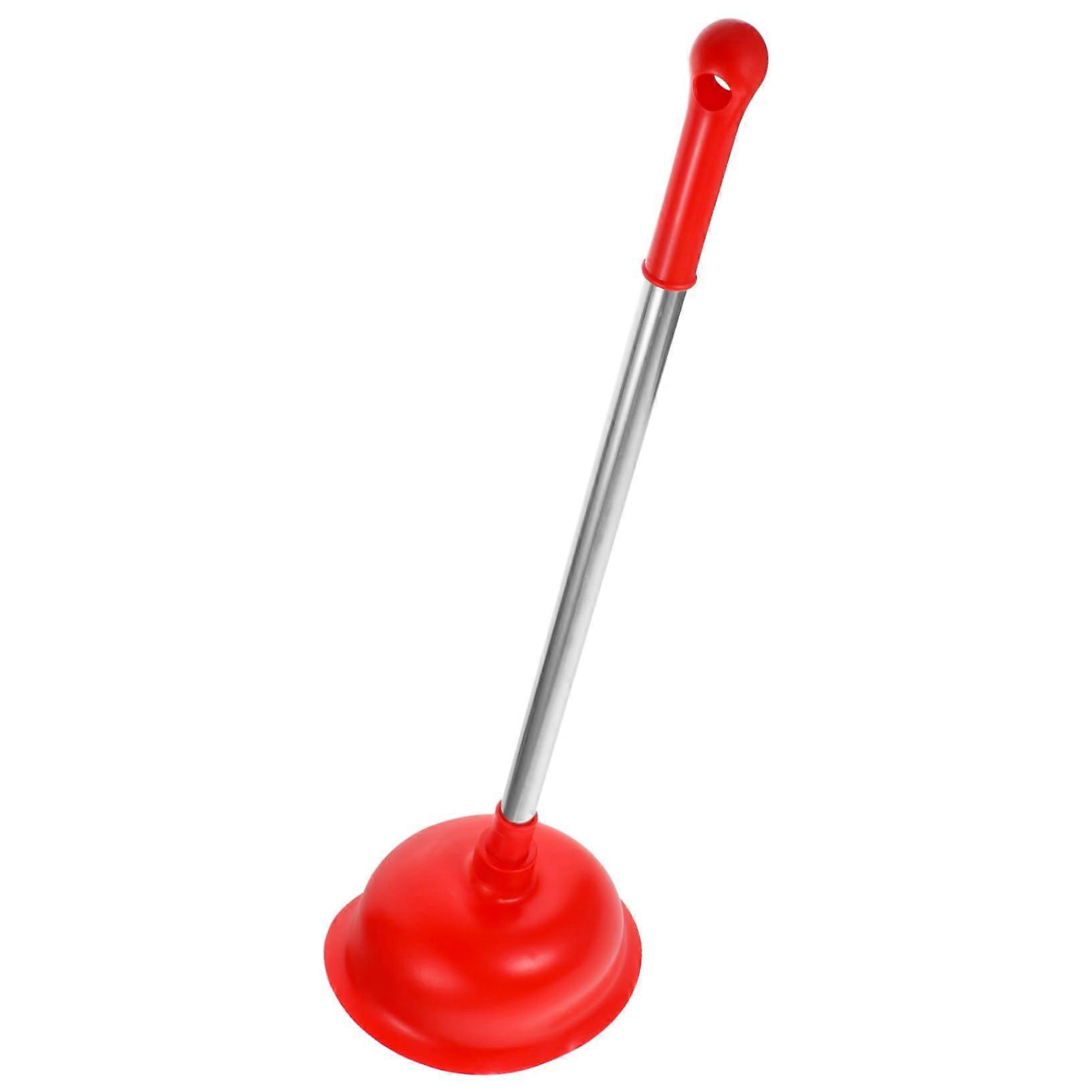 Toilet Cleaning Plunger Tool Strong High-Pressure Bathroom Plunger in Random Color for Home Use