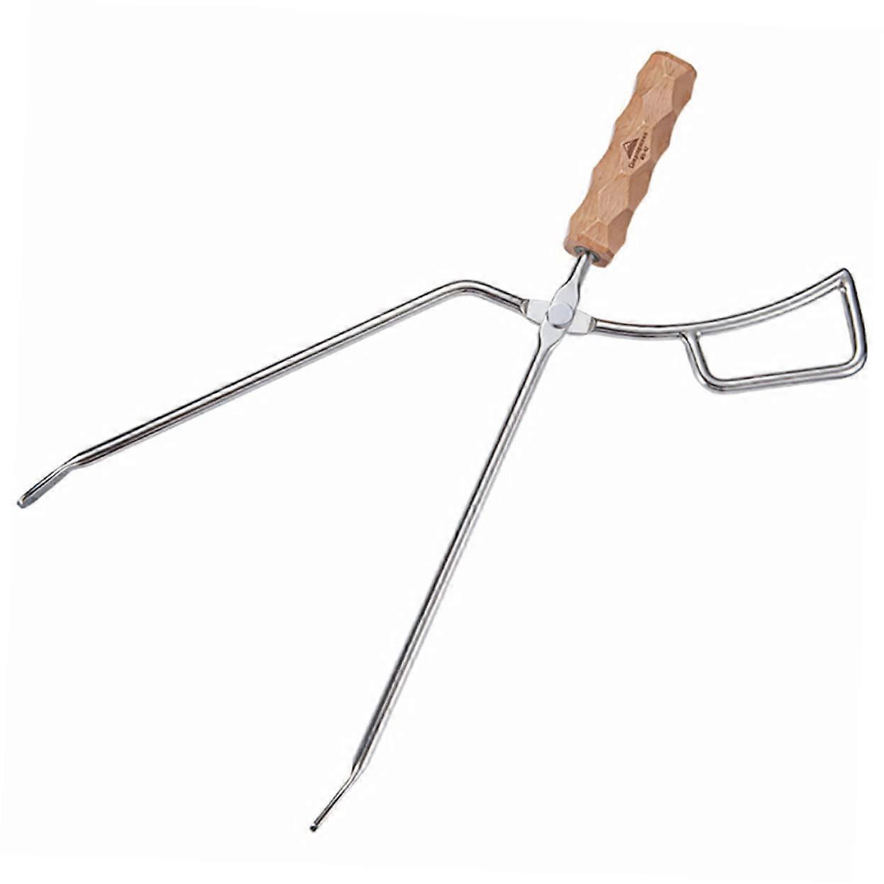 Charcoal Clip for Grill, Heat Resistant BBQ Tongs, Durable and Practical for Easy Charcoal Handling and Grill Accessories