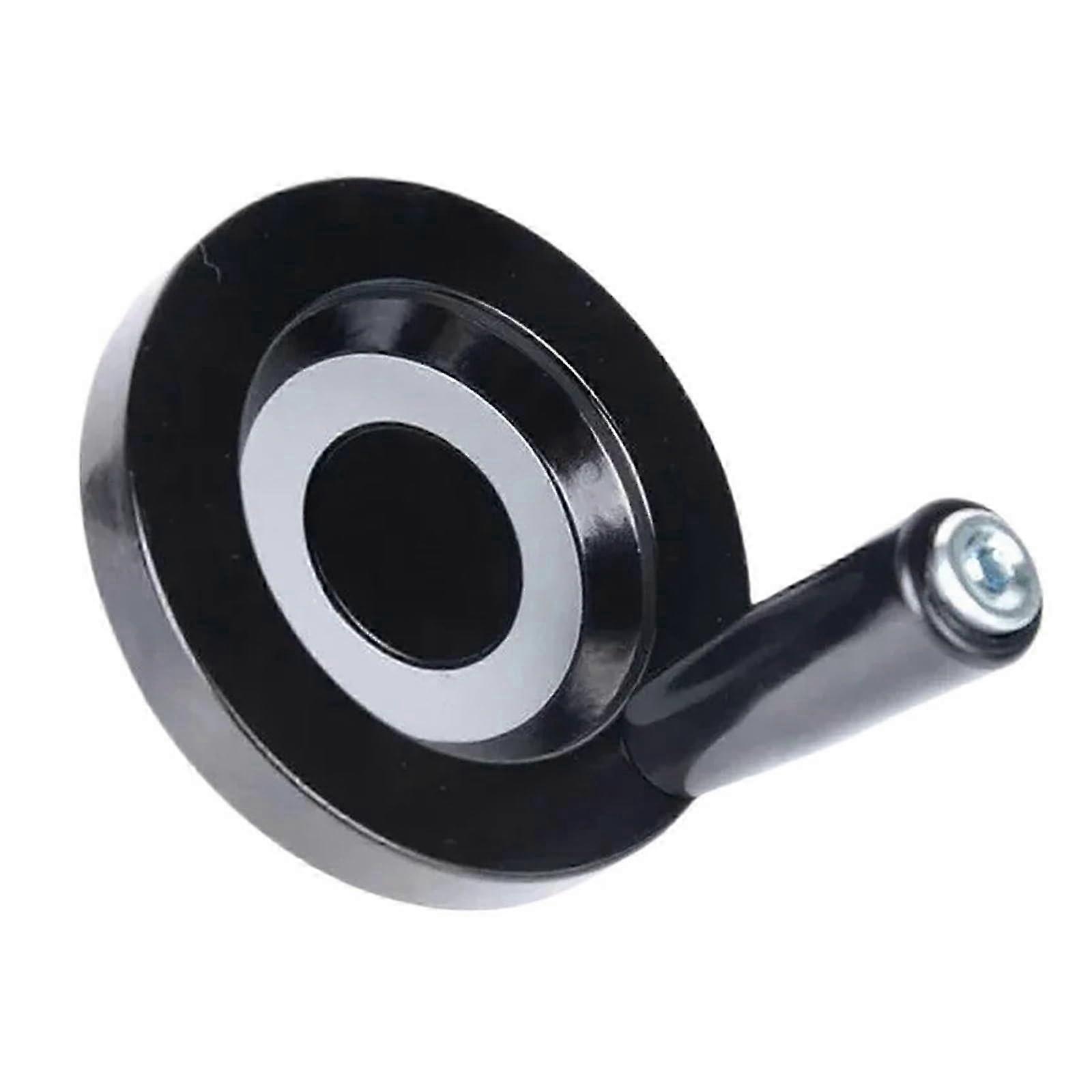 1pc Hand Wheel Milling Machine Lathe Printer Spoked Hand Wheel Round Solid Handwhee Solid Handle Back Corrugated(8mm,63mm) Edition 0619