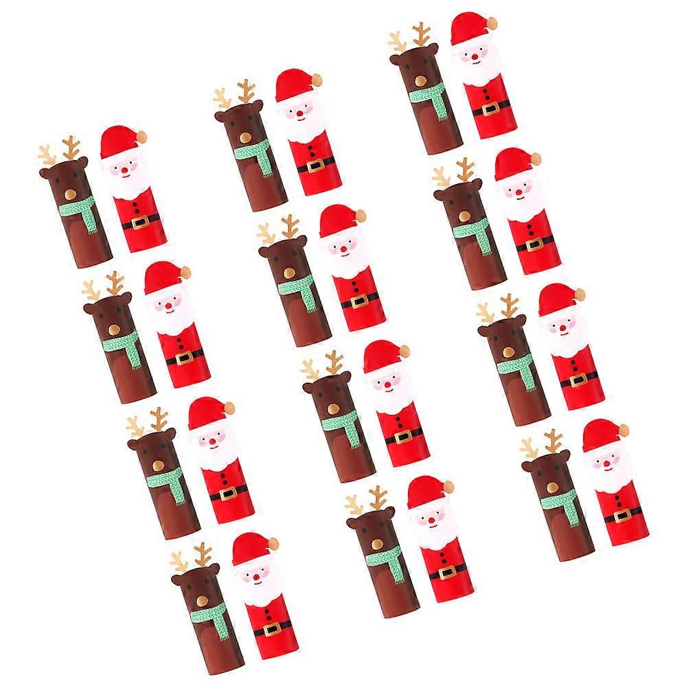 Candy Boxes Packaging Holiday Cookie Containers Pastry Boxes Storage 22.5x12.5cm 24Pack