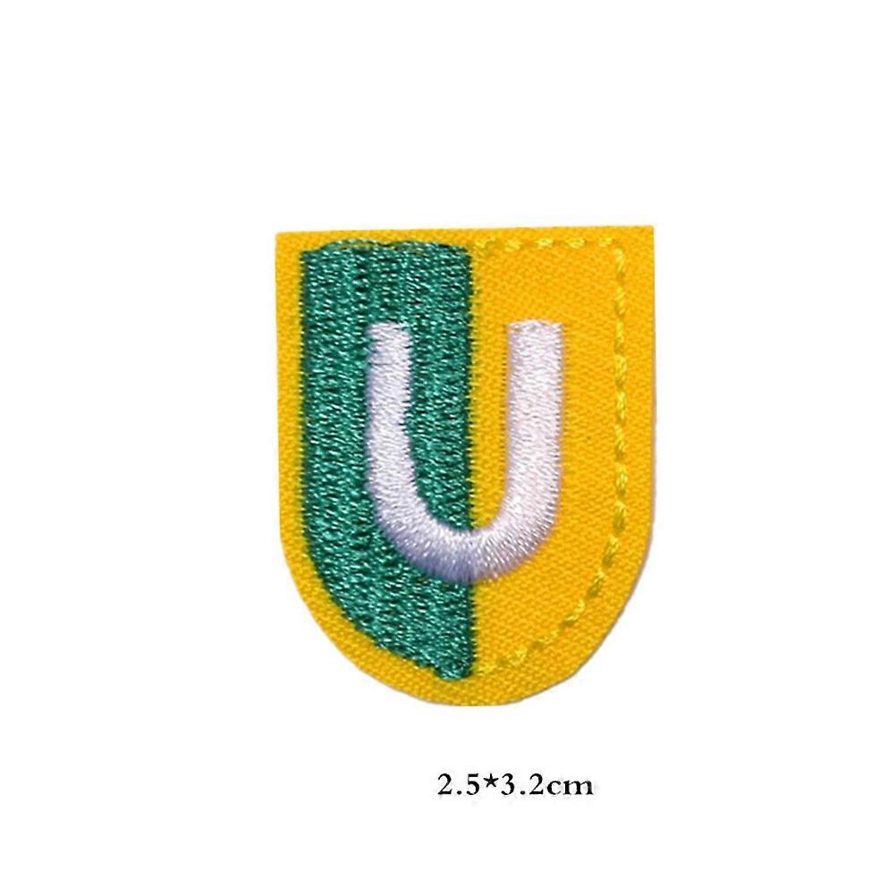 Sew On Patches Embroidery Applique for Customizing Clothes Assorted Color 2.8 x 3.2 x 0.1 cm Decorative 26-Pcs