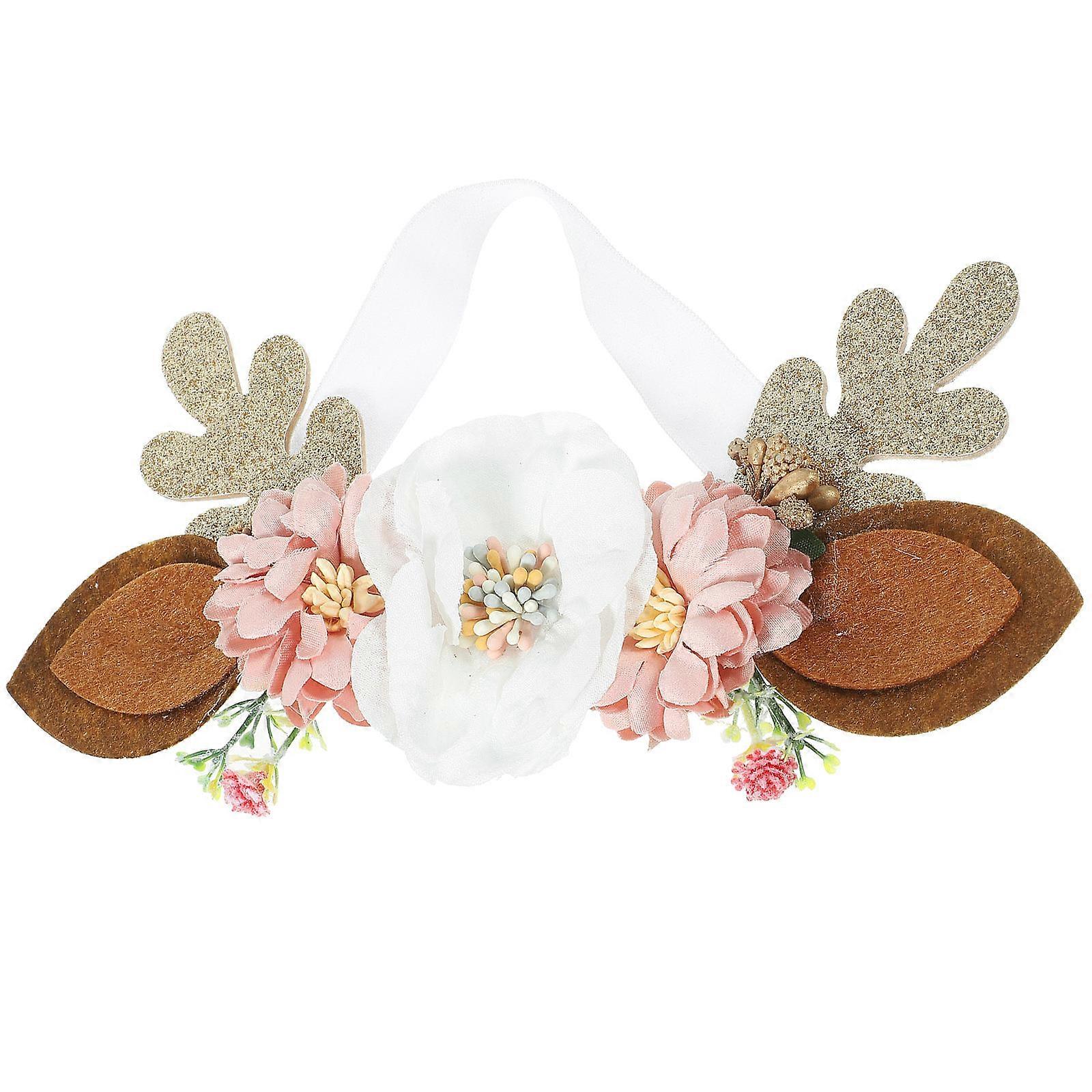 Deer Horn Headband Use Multi Color Elastic Headband Shape 1Pcs