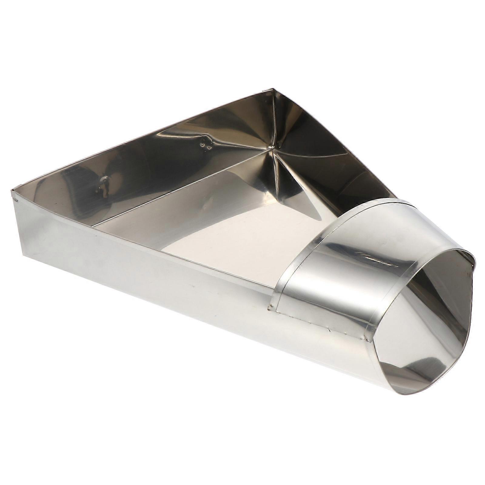 Stainless Steel Ice Simple Design Supermarket Equipment Silver 31x23x5.5cm Scoop Fries 1Pack