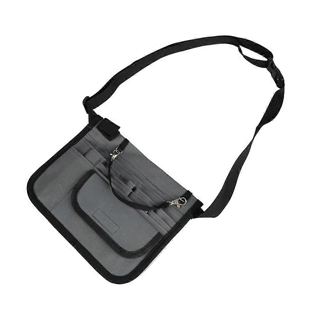 Tool bag for electricians, ideal for craftsmen, men, father, for organizing and holding tools while working, high capacity gray Ref: 6456