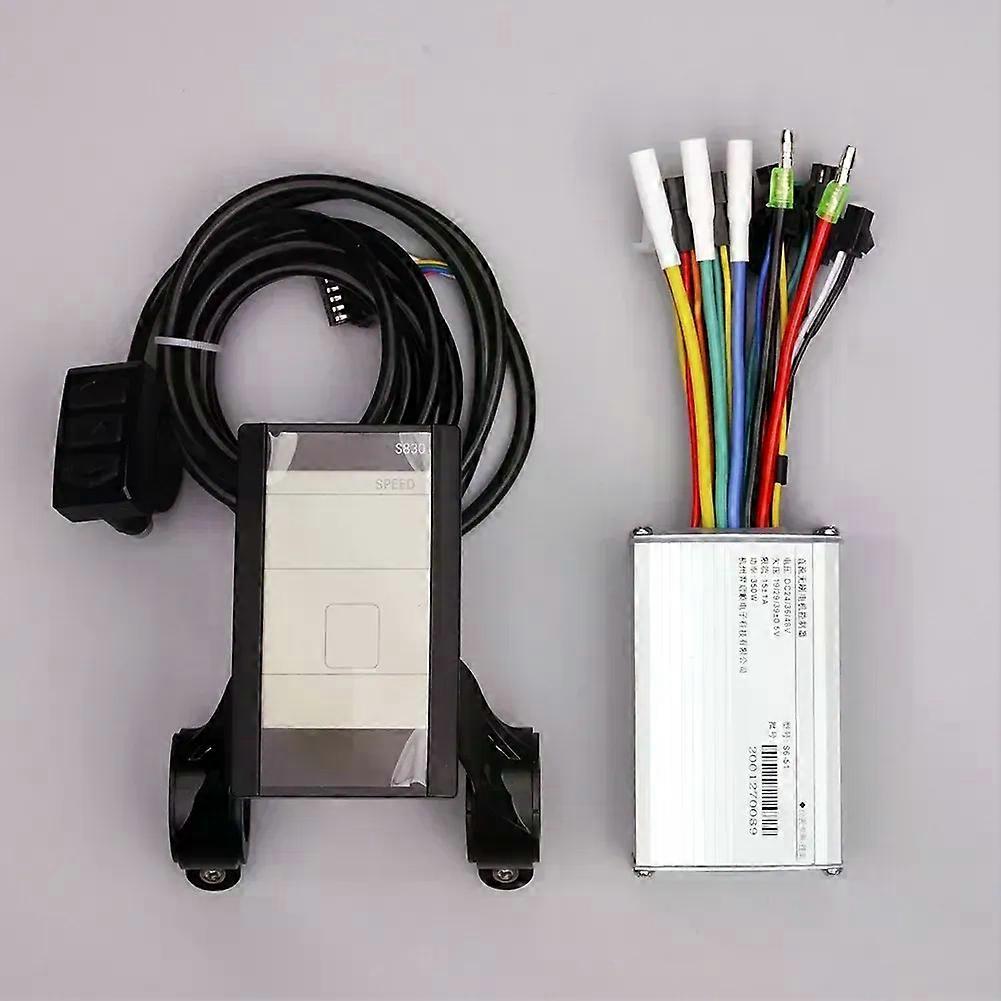 Soverup S830 36v/48v 250w/350w Electric Bicycle Controller With LCD Display Panel E-bike Electric E-Scooter Brushless Controller-fj