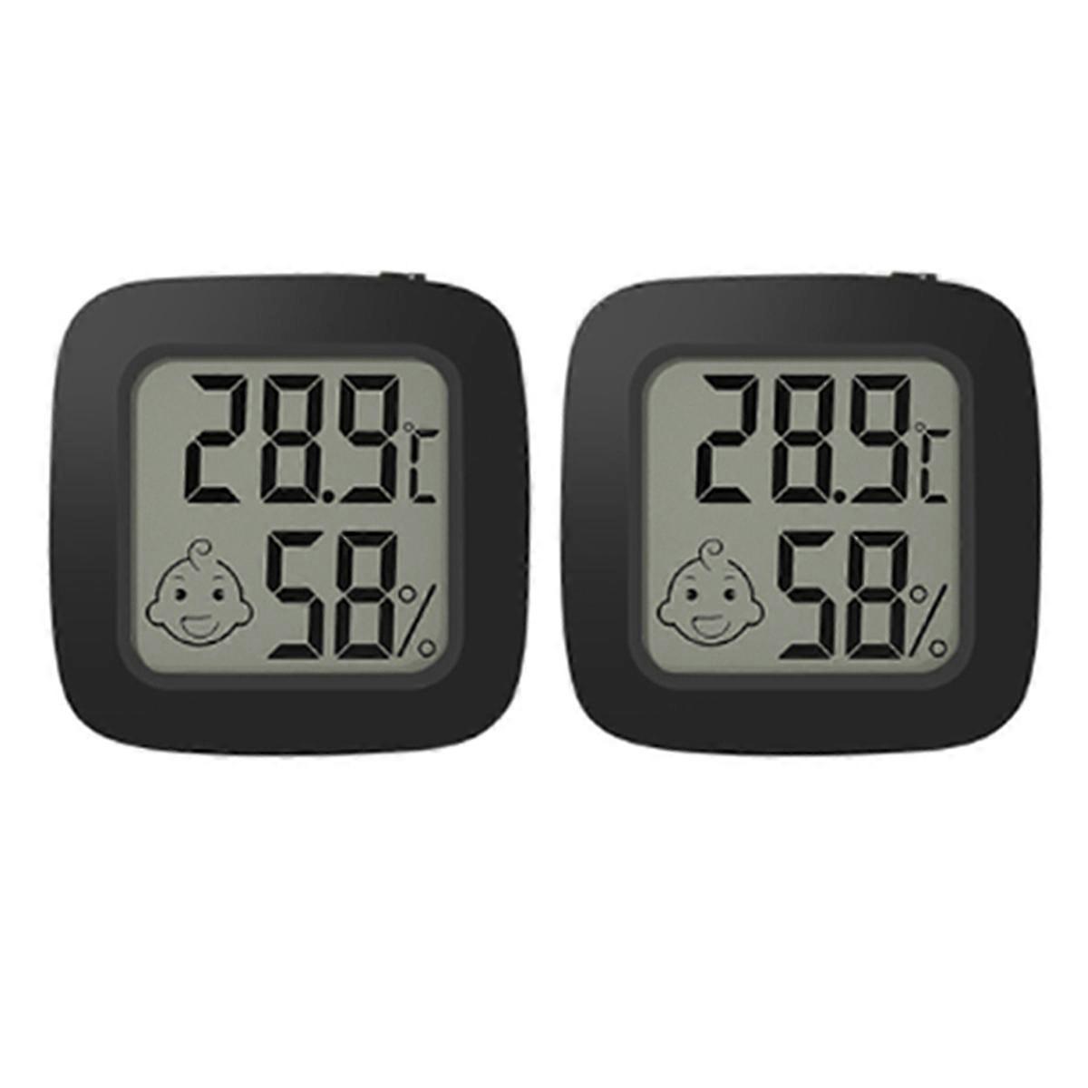 Mini LCD Digital Thermometer Hygrometer Magentic Temperature Meter Humidity Sensor Weather Station