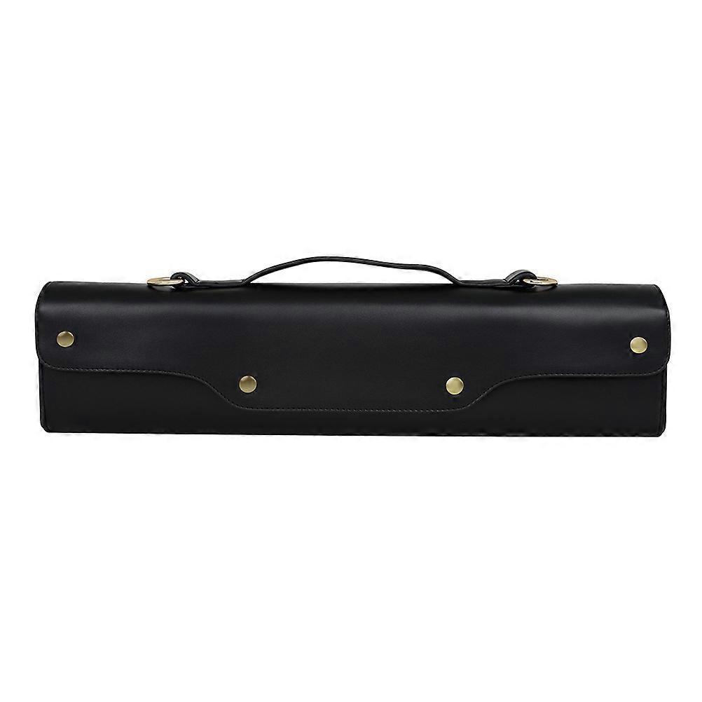 Flute Carrying Case Diagonal Flute Shape Bag For Flute Outdoor Use Black 16.1X4.4X2.7in 1Pc