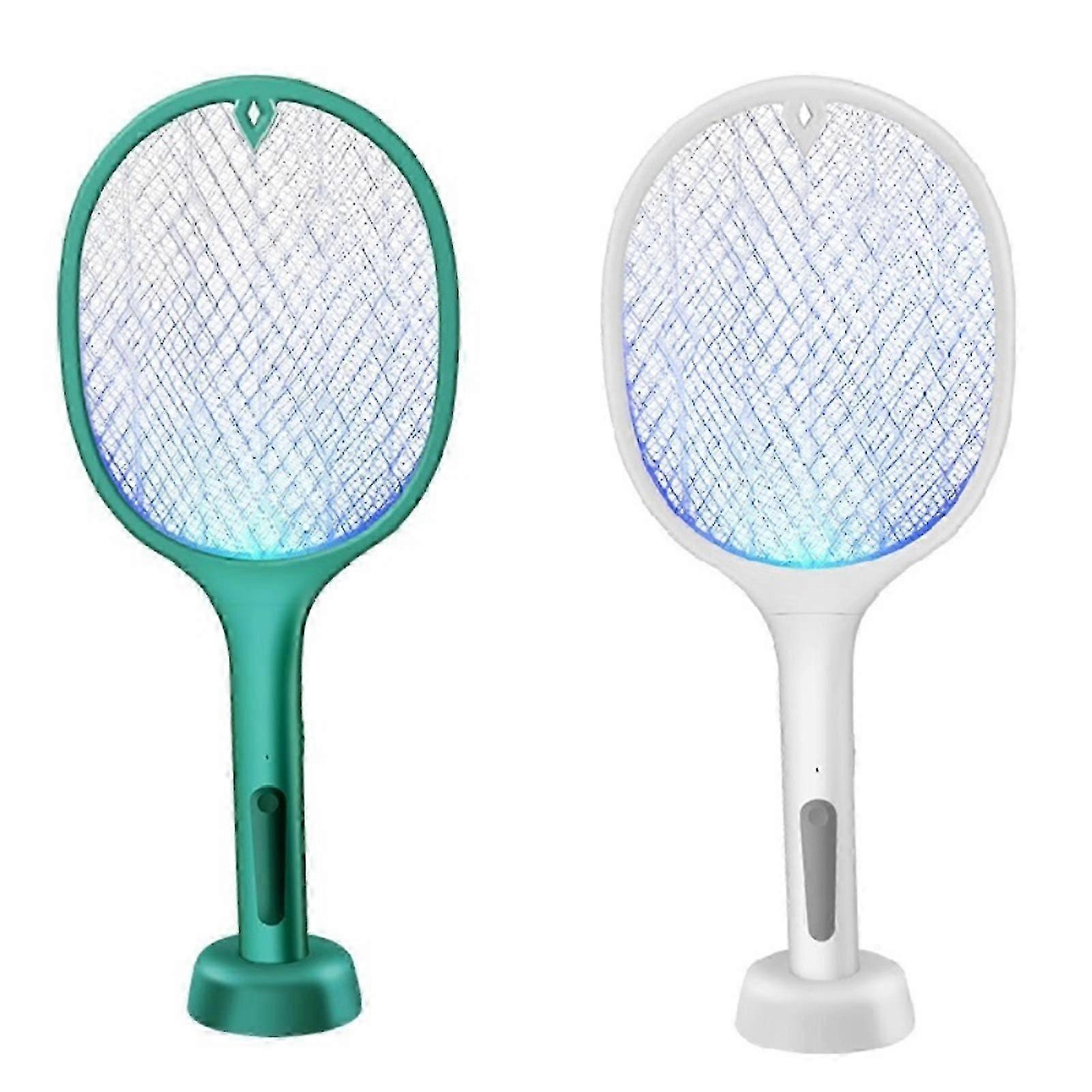 Rechargeable Electric Mosquito Fly Swatter Zapper Racket Bug Insect Killer
