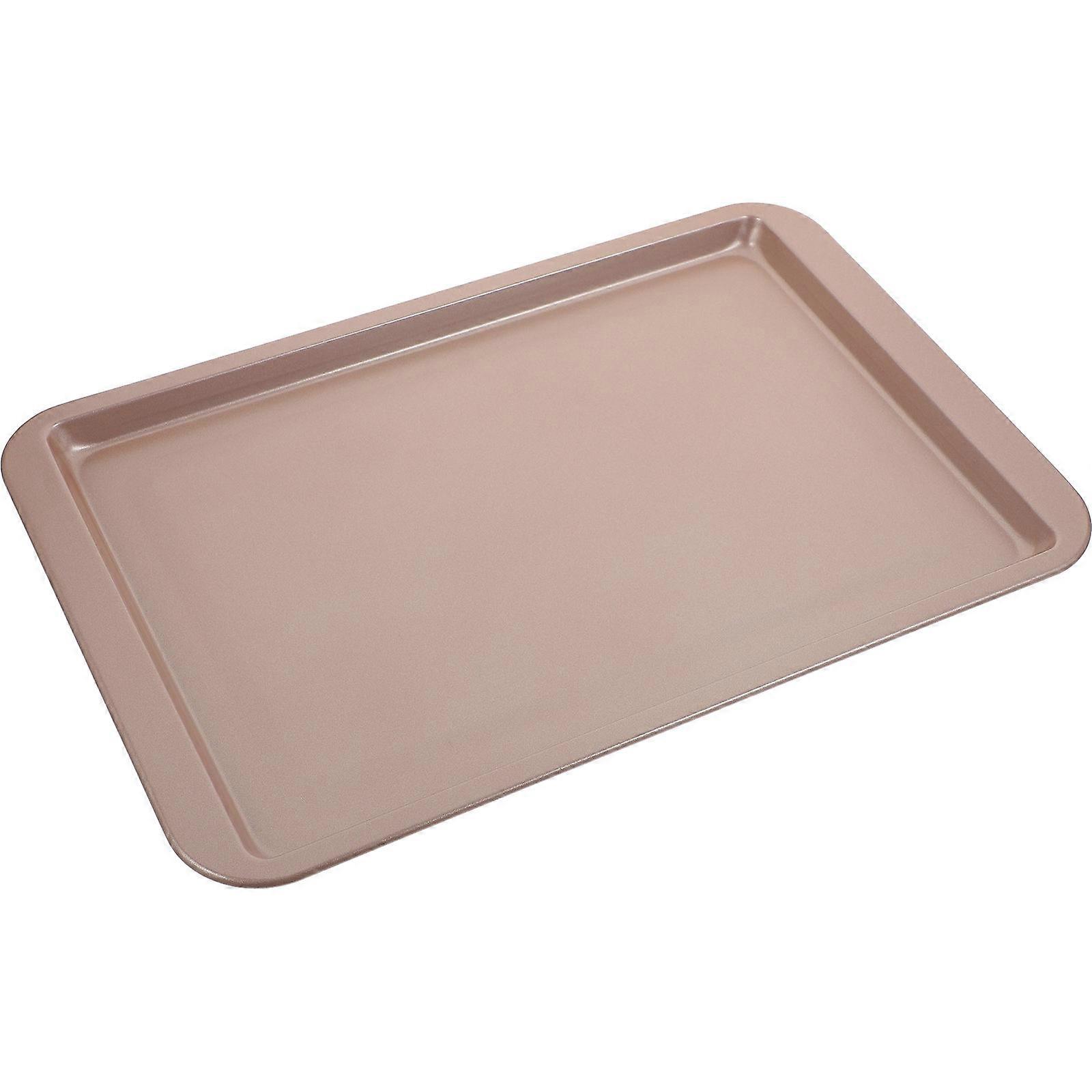 Toaster Oven Baking Sheet Cookie Tray Baking Carbon Steel Rectangular Large Size Home Baking 1Pack