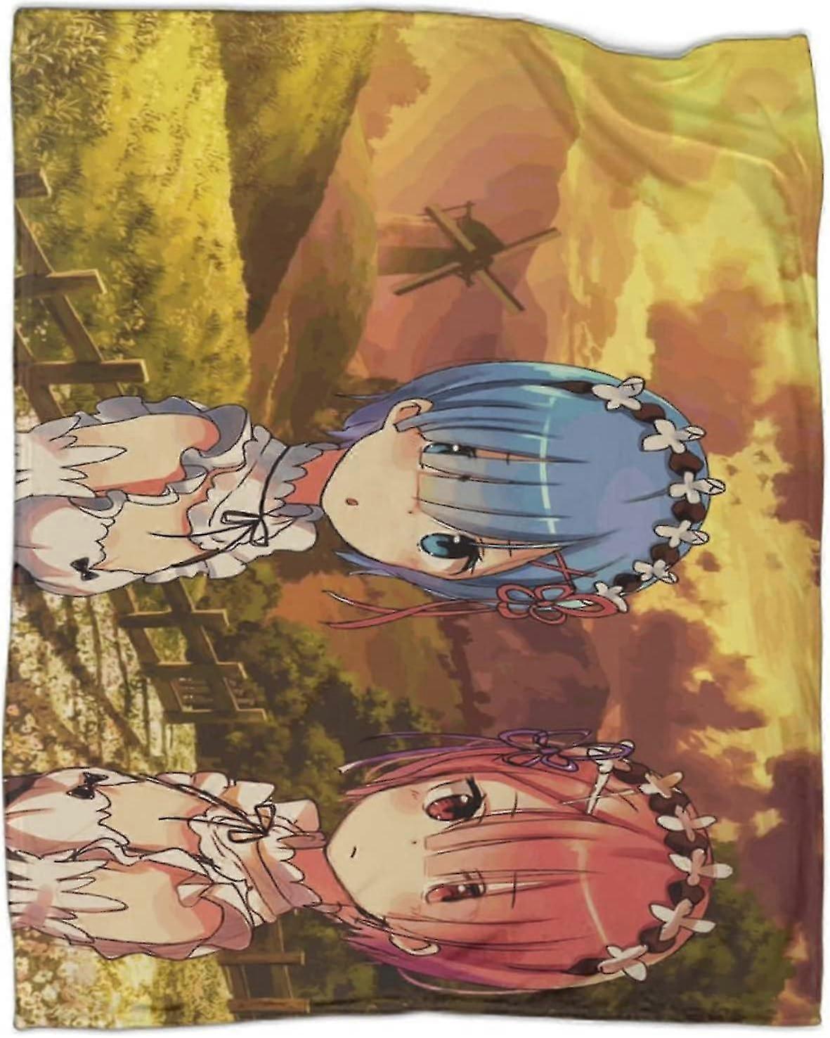 Cozy Super Soft Fleece Throw Blanket for Winter Naps, 3D Printed Flannel Design