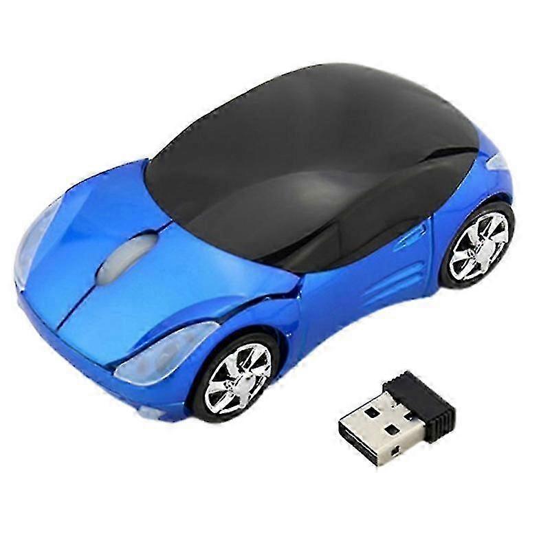 2.4G Wireless Mechanical Gaming Mouse with USB Receiver in Car Shape for PC