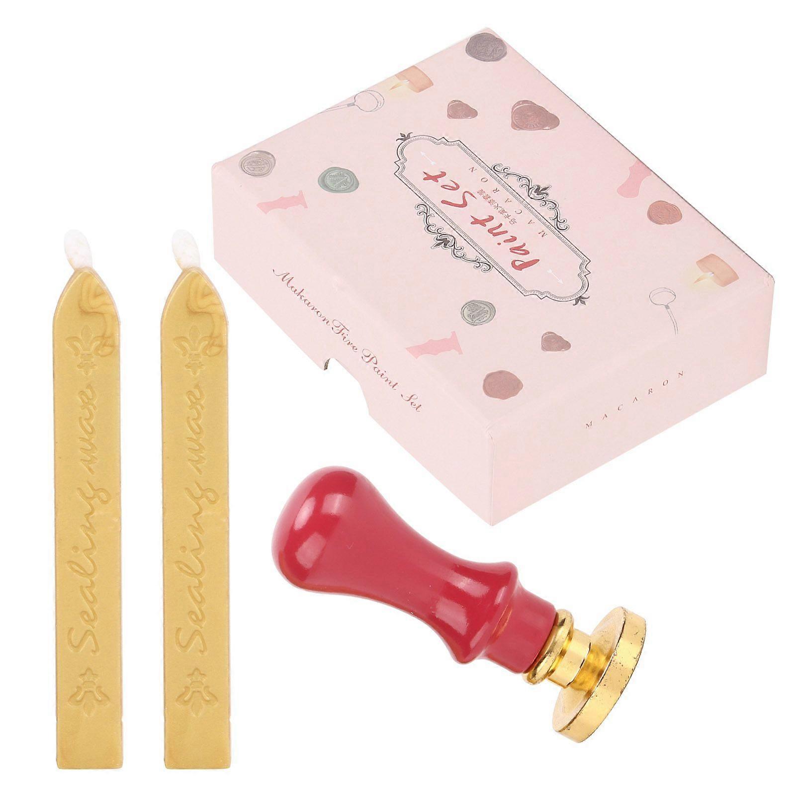 2025 Latest Model Wax Seal Stamp Kit Clear Pattern European Style DIY Classic