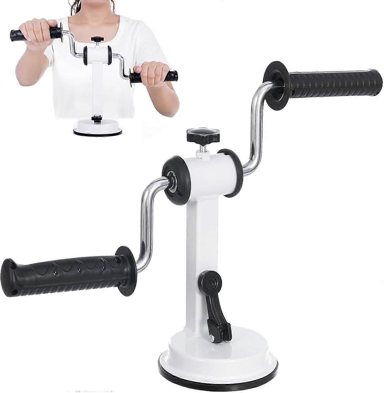 Hand-cranked Joint Rehabilitation Training for Upper Limbs with 12 cm Suction Cup and Adjustable Resistance