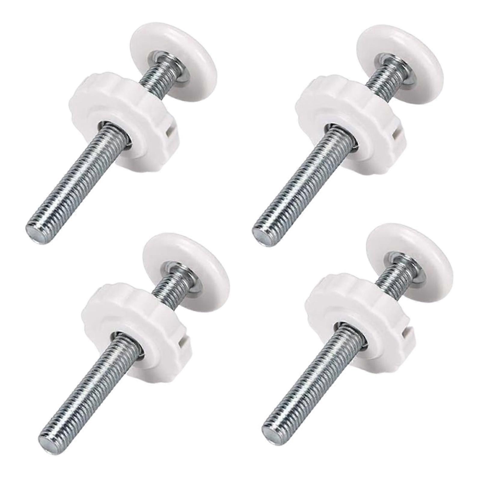 4x Gate Threaded Spindle Rods Hardware Sturdy Easy Install Gate Screw Bolts Bolt