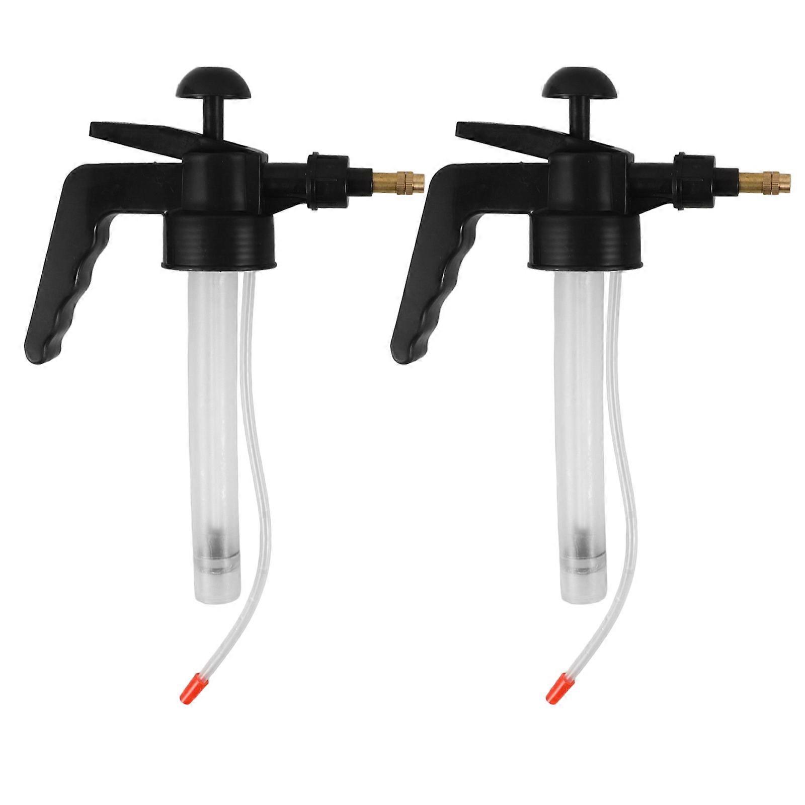 Spray Bottle Accessories Nozzle Replacement For Spraying Household Items Black 2Pcs
