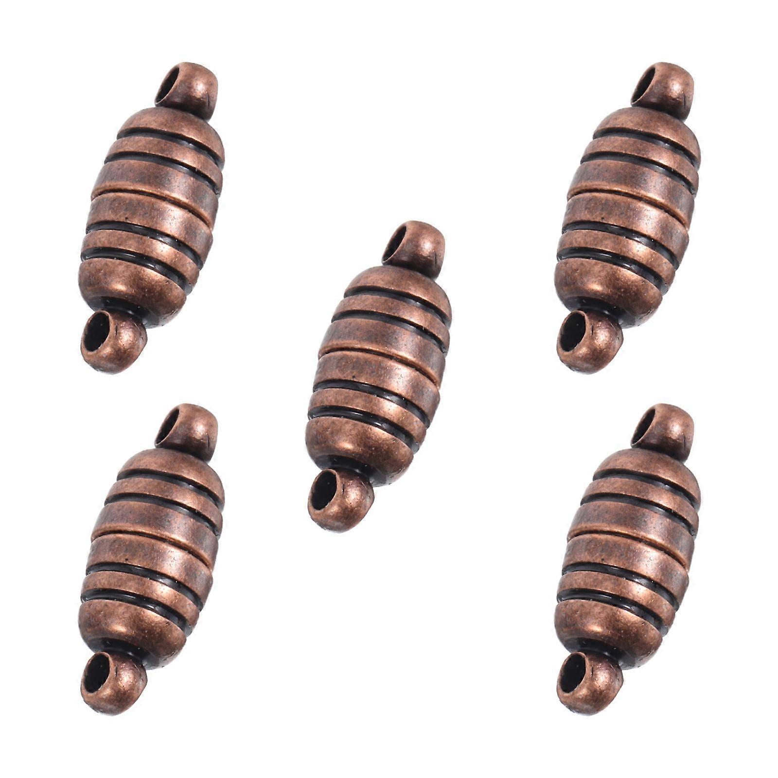 Here's a polished product description for your item:
**5pcs Vintage Copper Jewelry Clasps – Durable Connectors for DIY Jewelry Making**
Add a