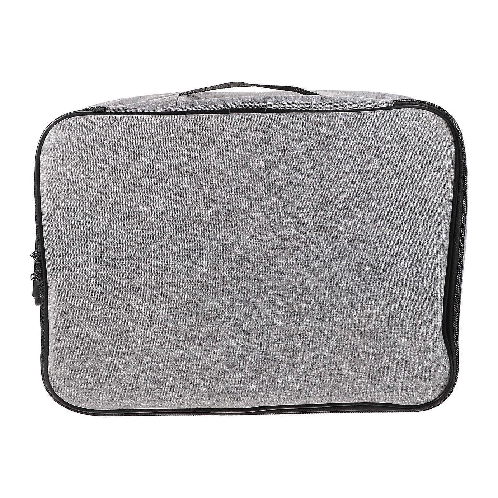 Practical File Holder Large Capacity Document Bag Home Use School Use 1Pcs