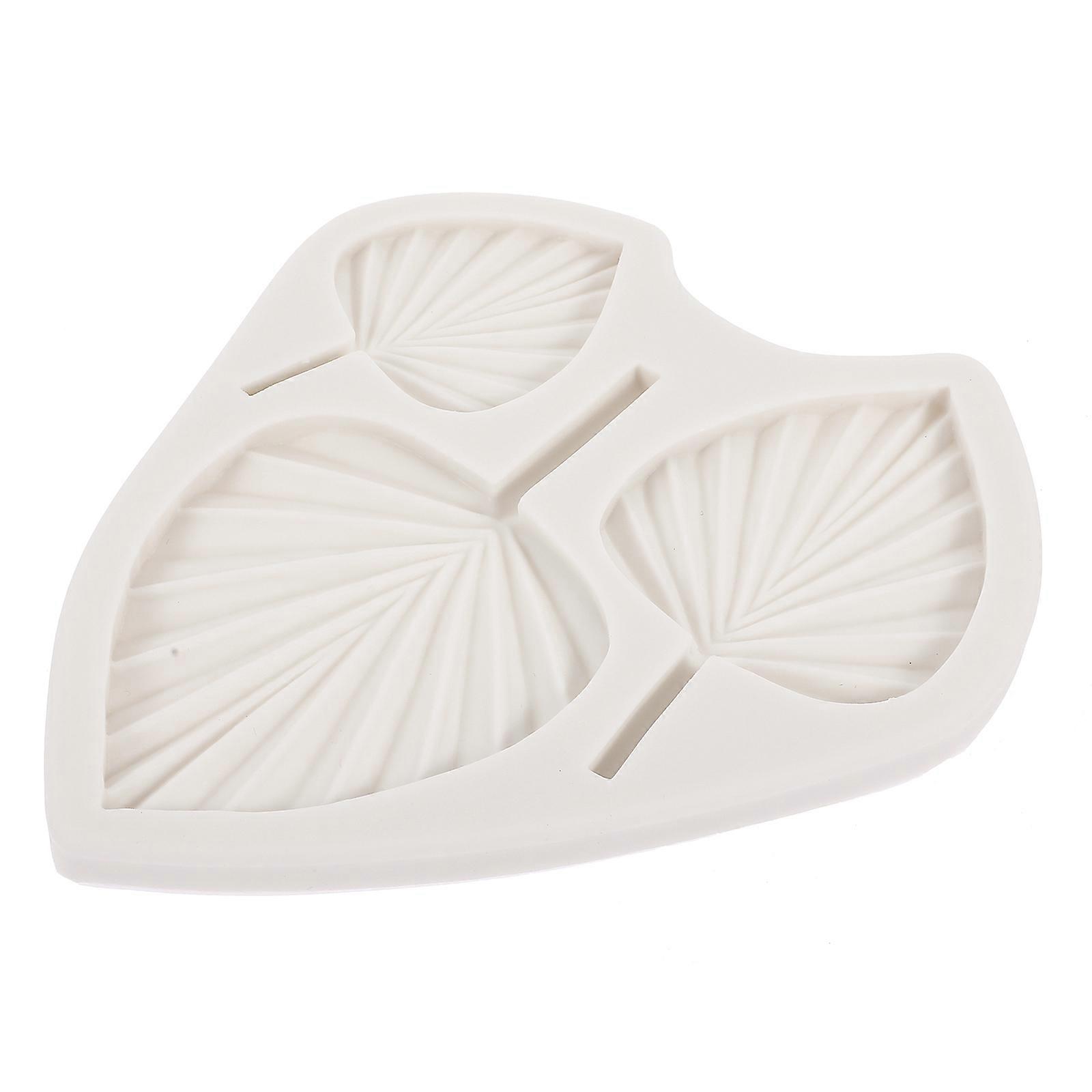 Silicone Craft Mold Fan Shape Biscuit Mold Chocolate Making Candy Making 1Set