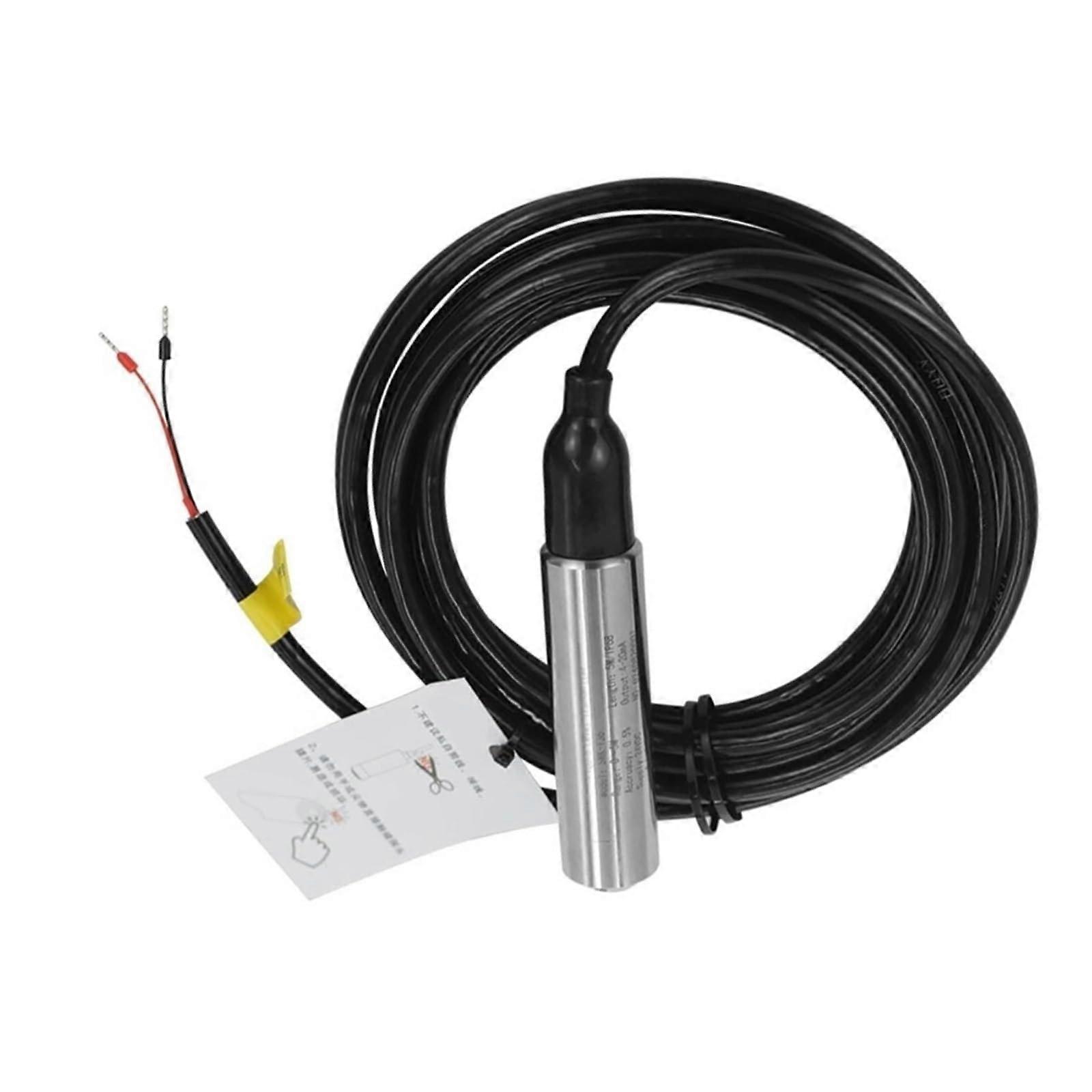 485 Submersible Level Transmitter Liquid Level Sensor Hydrostatic Water Level Transmitter (6m Range 10m Cable)
