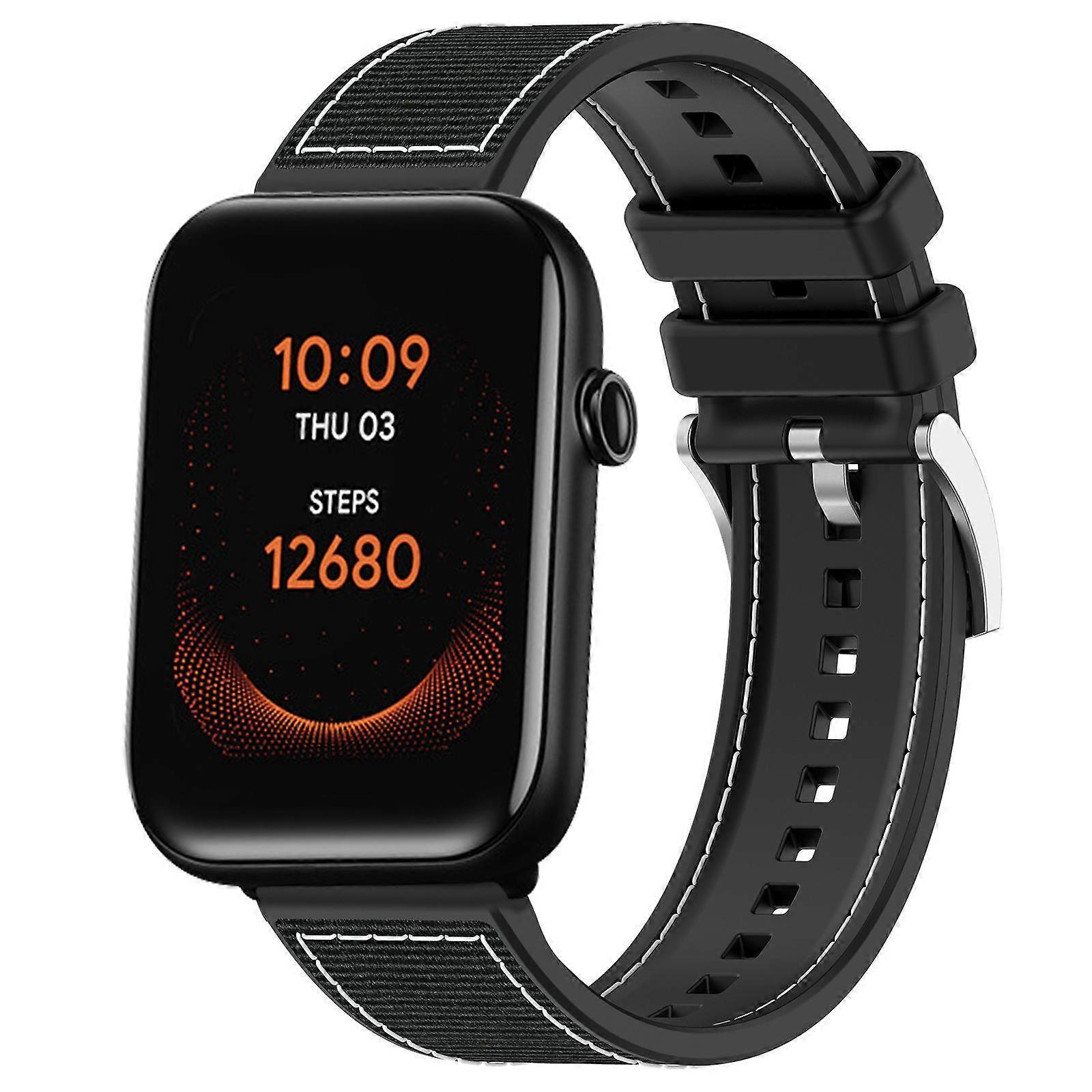 xDfind Hybrid Nylon Braid Silicone Watch Band