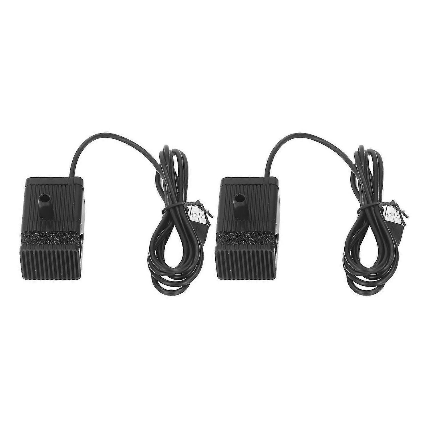 2Pcs Mini Water Pump Quiet Brushless DC 5V Filter Circulation Low Suction Pump for Fish Tank