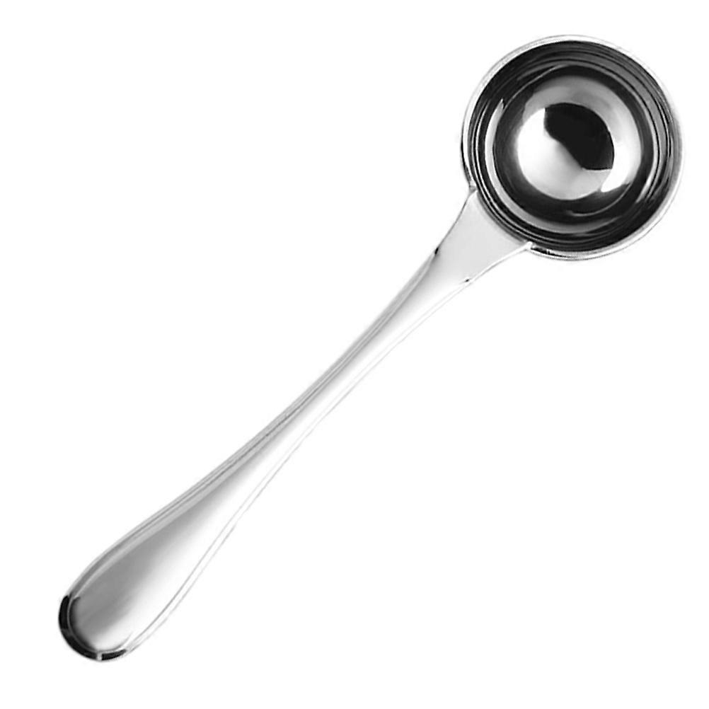 Measuring Coffee Spoon Rustproof Stainless Steel Kitchen Use Silver 1Pc