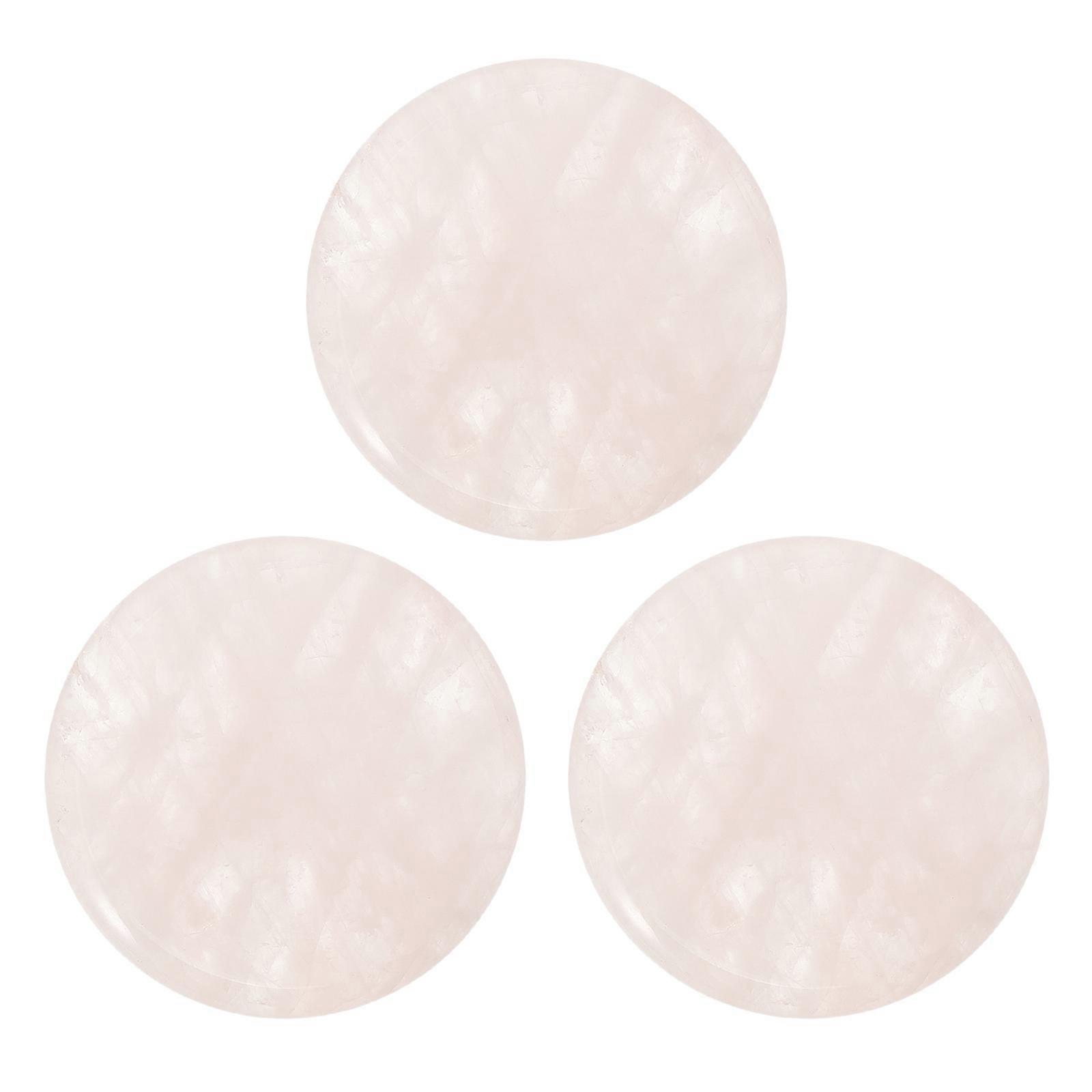 Eyelash Glue Pallet Eyelash Extension Pallet Tray Circular Pink 5.00X5.00X0.30CM Delay Glue Drying Time 3Pcs
