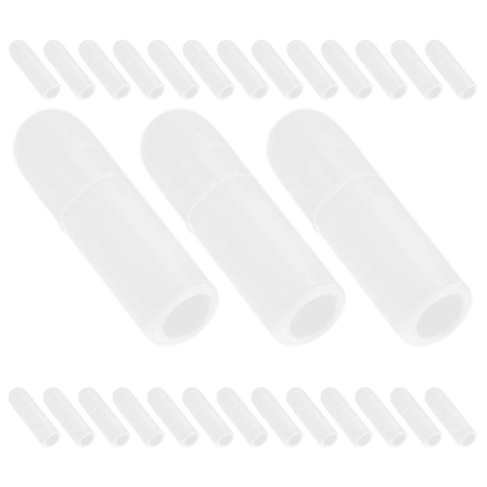 Ear Cleaner Replacement Tip Covers Ear Wax Removal Sleeves Daily Use Transparent 1.00X0.25X0.25cm 30Pcs
