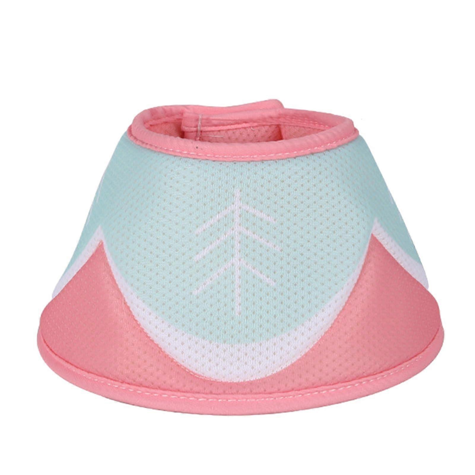Pet Collar with Neck Protector, Breathable AntiLeak Cone for Dogs, Size Large