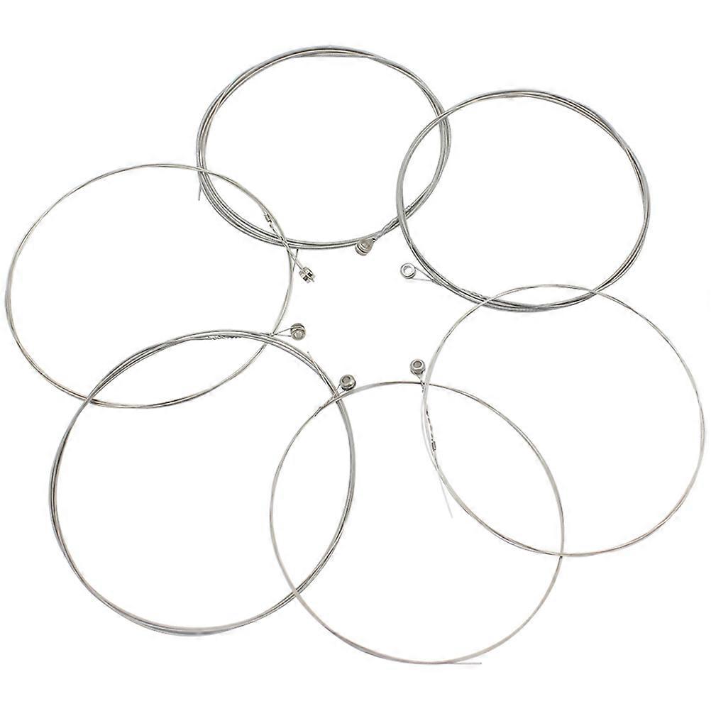Guitar Strings Electric Replacement Kit Clear Tone Silver 6Strings