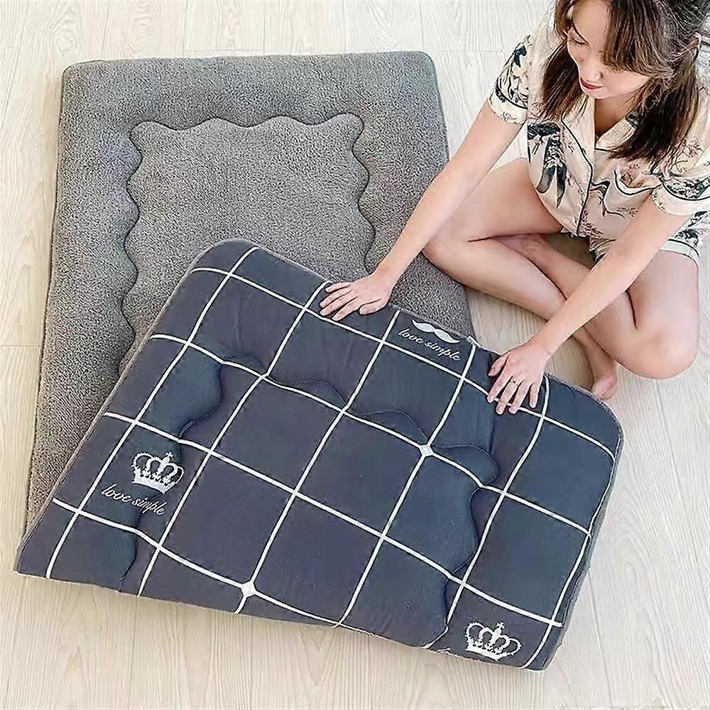 Japanese floor mattress, futon mattress, single tatami mat, sleeping pad, foldable rollup mattress (90x200cm/4cm)