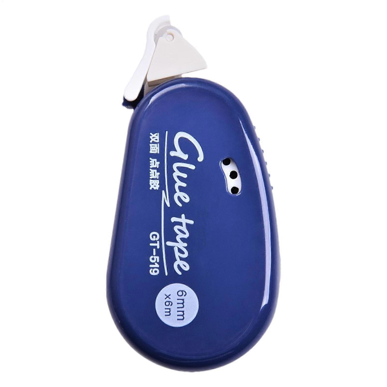 Selfadhesive scrapbooking tape, adhesive roller, lightweight for all ages, blue.