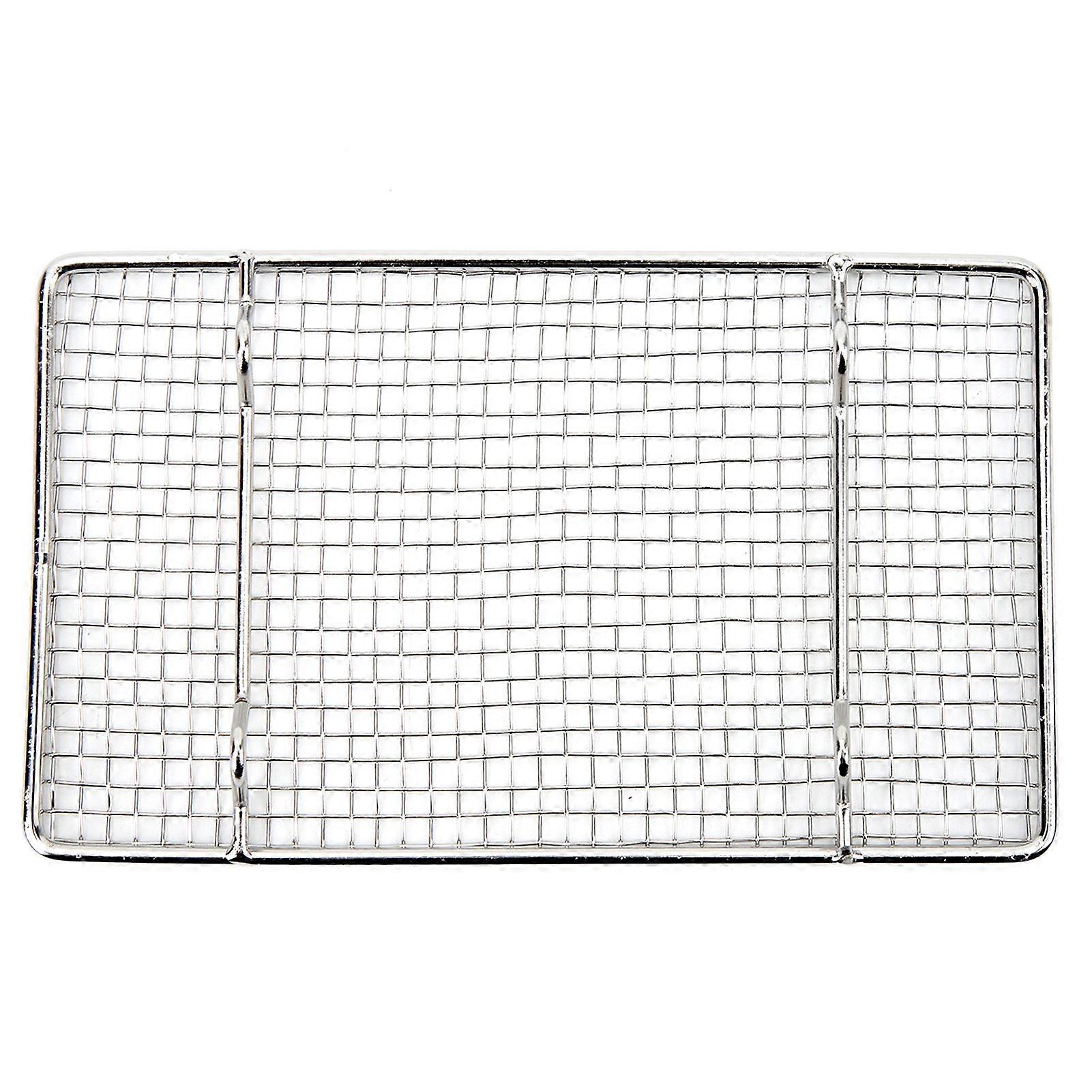 Grill Grate Dishwasher Safe Rectangular Rust Proof Stainless Steel Grill Mesh Rack for Barbecue Baking