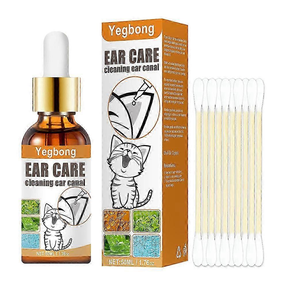 منظف أذن للقطط والكلاب، حليب الأذن، زيت حليب الأذن، منظف أذن القطط والكلاب، مضاد للحكة، الإيماء، العث والشوائب مع