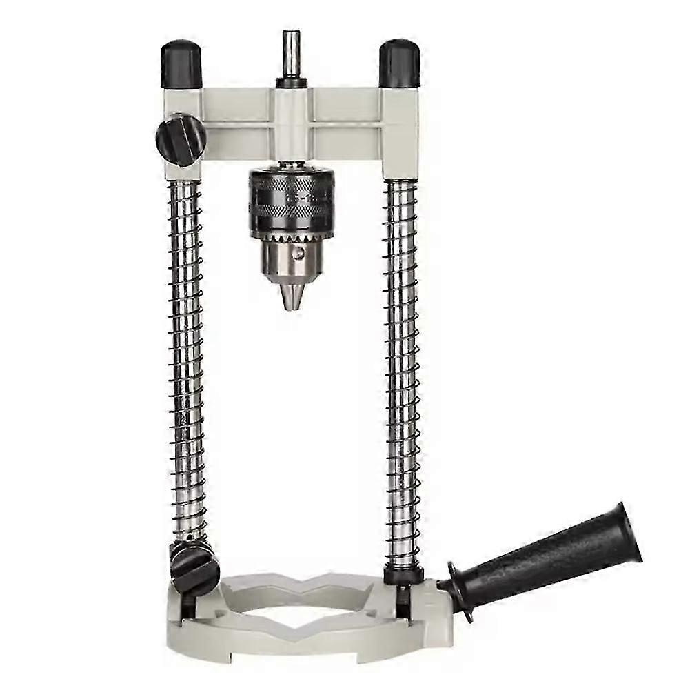 Precision Drill Holder Pipe Drill Holder Stand Drilling Guide with Adjustable Angle and Removable Ha