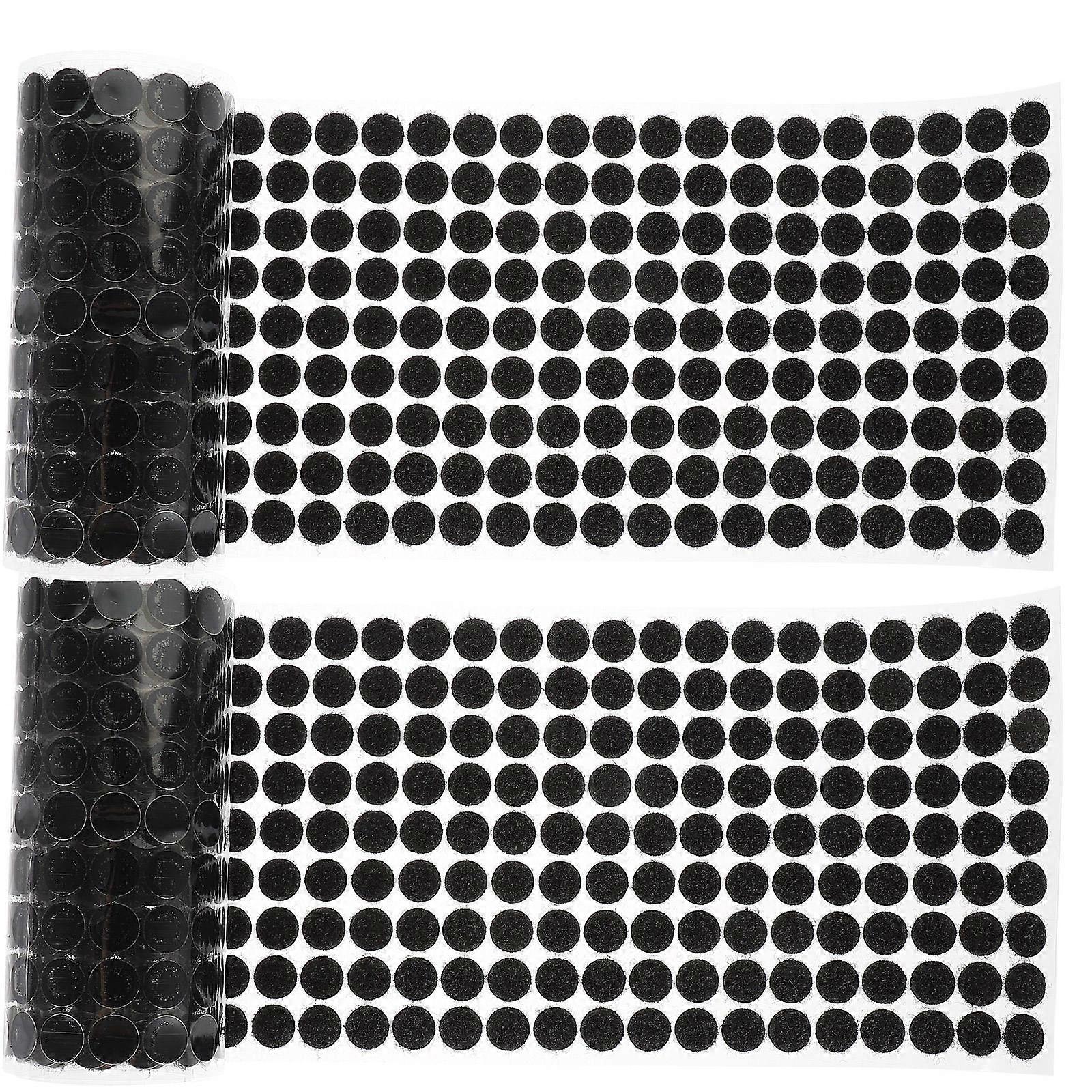Self-Adhesive Dots Removable Round Dot Sticker Home Use Crafts 0.39x0.39x0.04in Nylon 2 Rolls