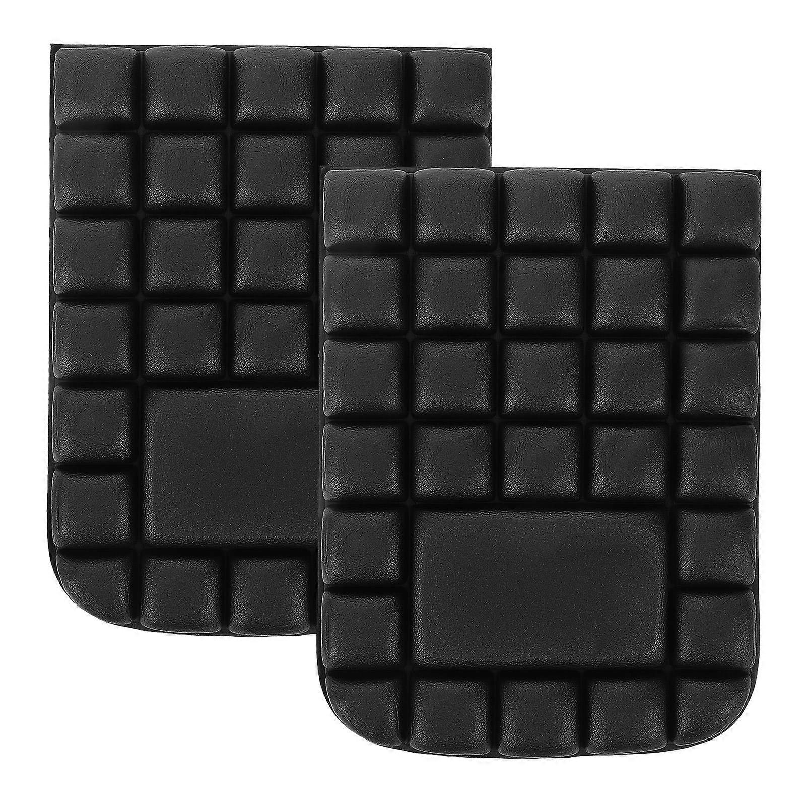 2pcs Black Knee Pad for Sports and Daily Use with Thickened EVA Rubber Protective Case for Knee