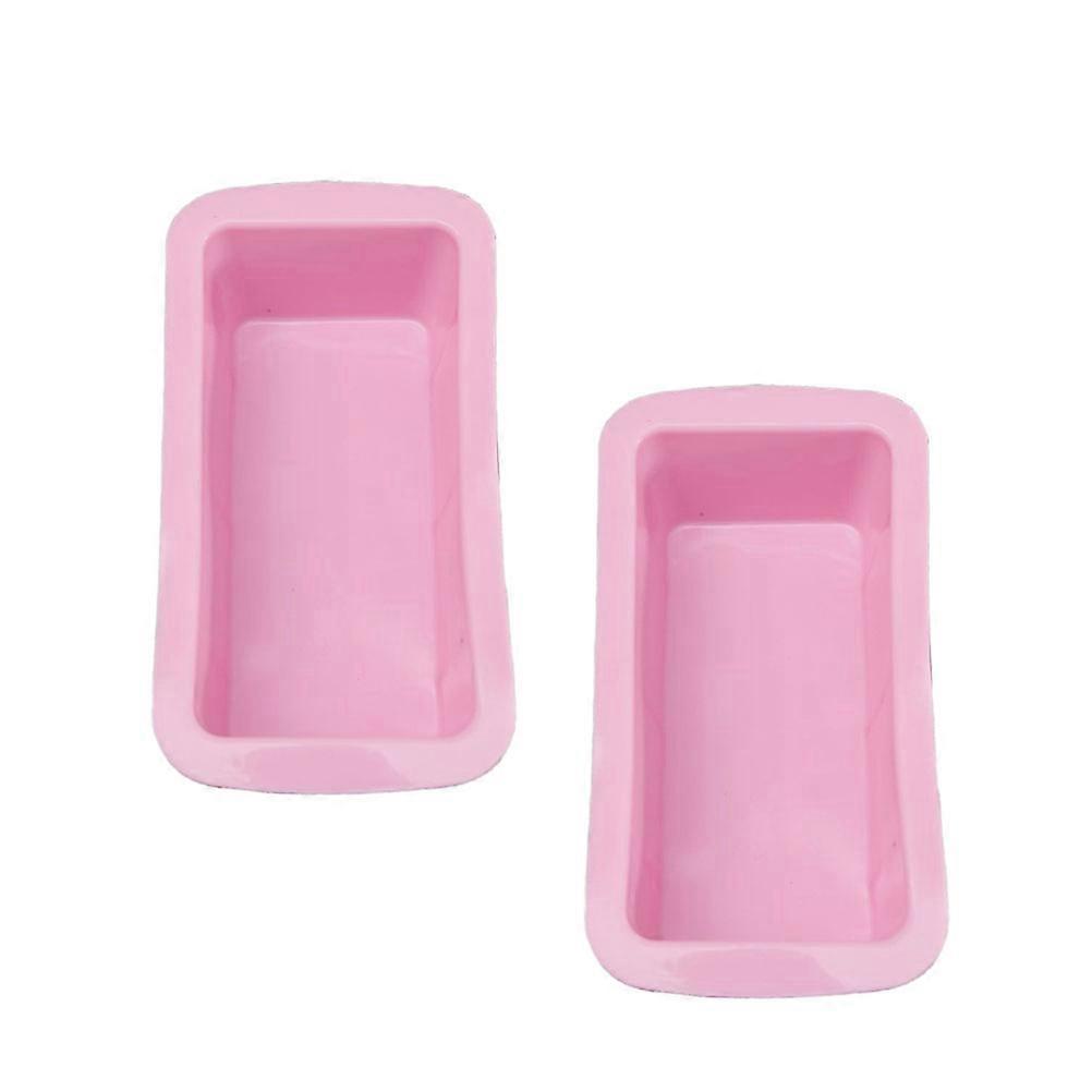 Pink Silicone Baking Molds for Rectangular Loaf Cakes – Flexible, Non Stick Mousse & Jelly Trays for DIY Breads and Sandwich Boxes